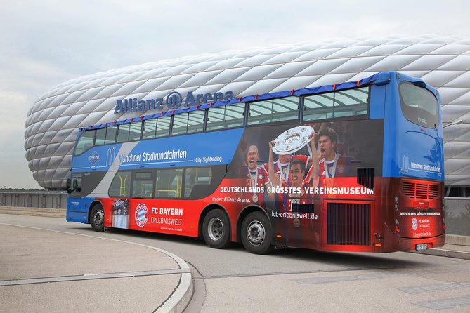 FC Bayern Munich Allianz Arena Tour and Panoramic Munich Tour - Walking, stairs, and the pace of the stadium route