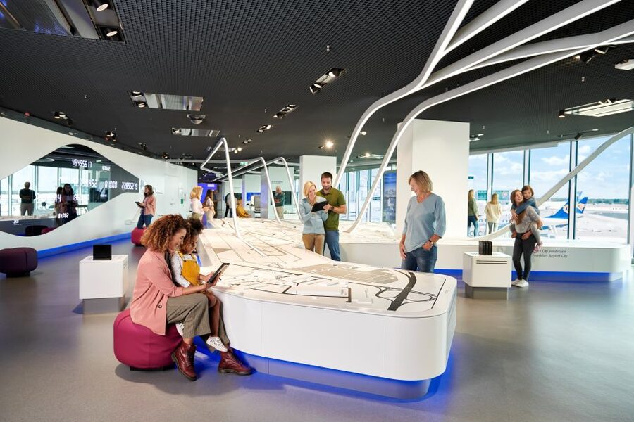 Frankfurt Airport: Fraport Visitor Center Entry Ticket - The first exhibits explain the airport operation