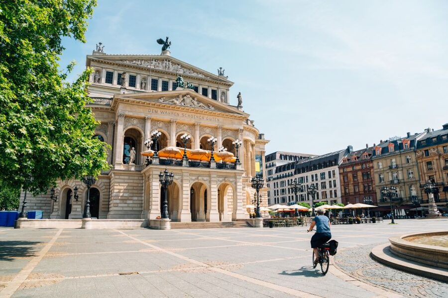 Frankfurt: Main Tower with Tickets and Guided Old Town Tour - Walking through Römerberg and the Old Town
