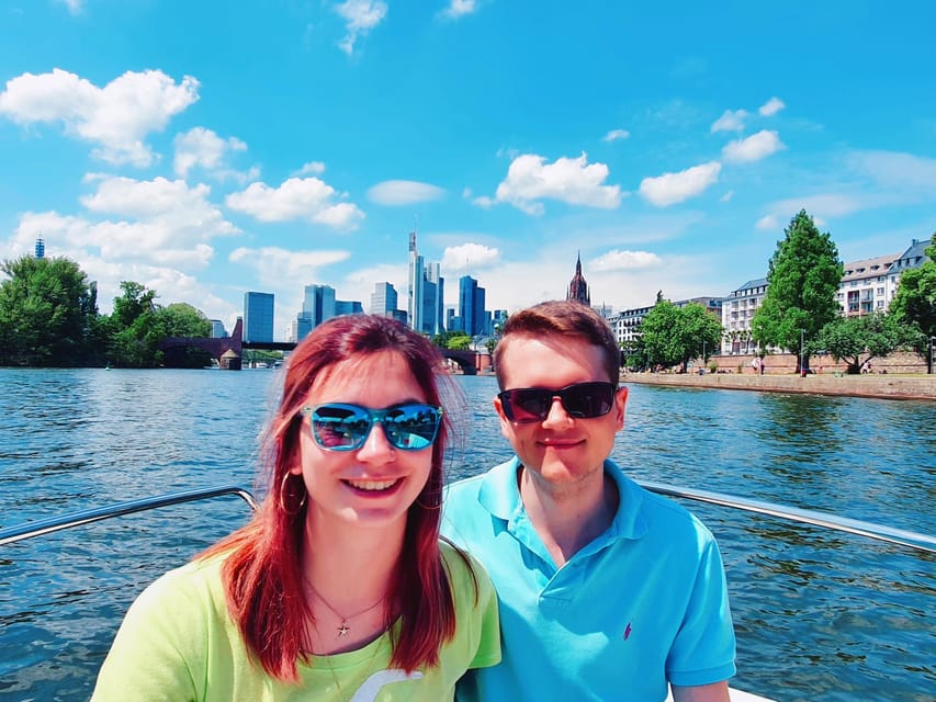 Frankfurt: Private Romantic Skyline Boat Tour - The Frankfurt skyline from the water