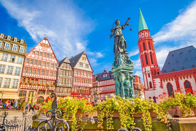 Frankfurt Private Walking Tour with Relaxing Cruise - Römerberg, timber houses, and the famous town hall