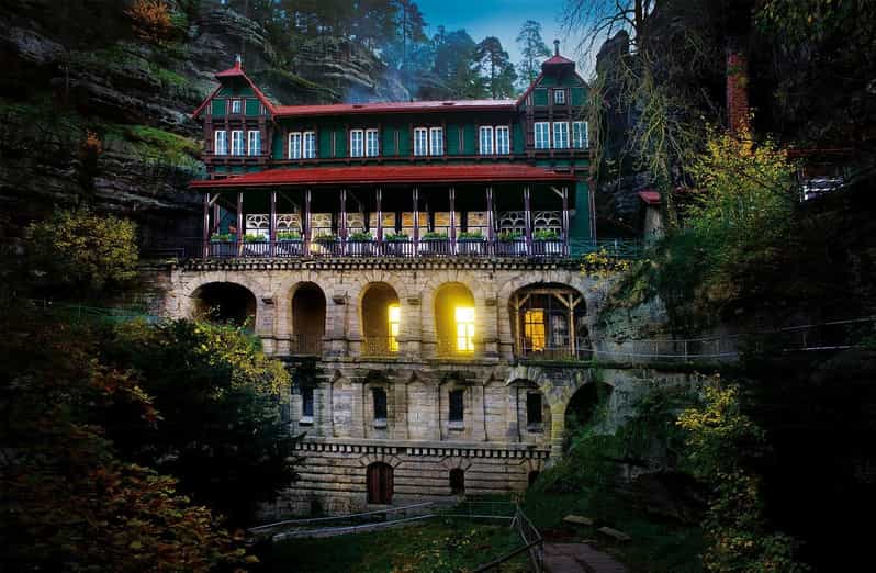 From Dresden: Bohemian & Saxon Switzerland Day Trip - Edmund’s Gorge by boat
