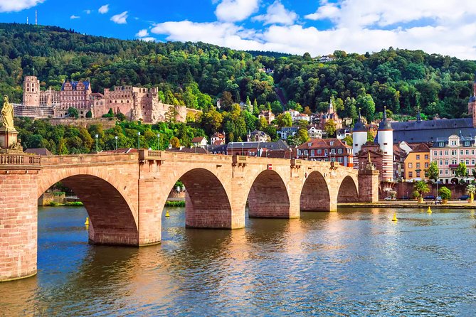 from Frankfurt: Heidelberg, Mercedes Museum / Schwetzinger Schloß - The Old Bridge and Heidelberg’s pedestrian center