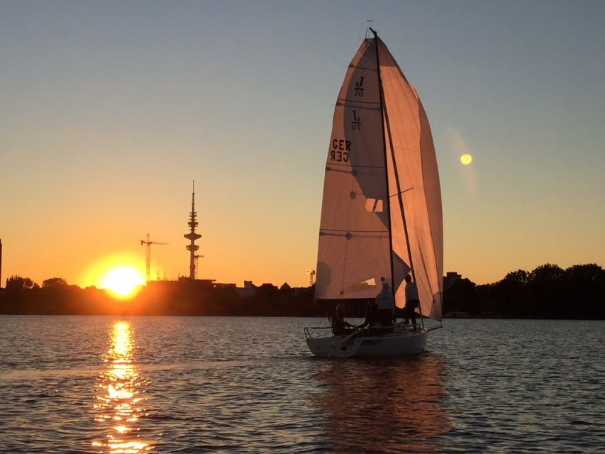 Hamburg: Alster River Sailboat Tour with Sundowner - Sailing with a captain, even if you are a beginner
