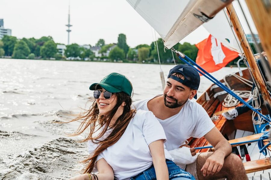 Hamburg: Alster River Sailing Tour on a 2-Masted Sailboat - Handling the sheets and sails