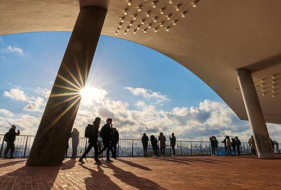 Hamburg: Elbphilharmonie Highlights and Plaza Guided Tour - Reaching the Elbphilharmonie Plaza
