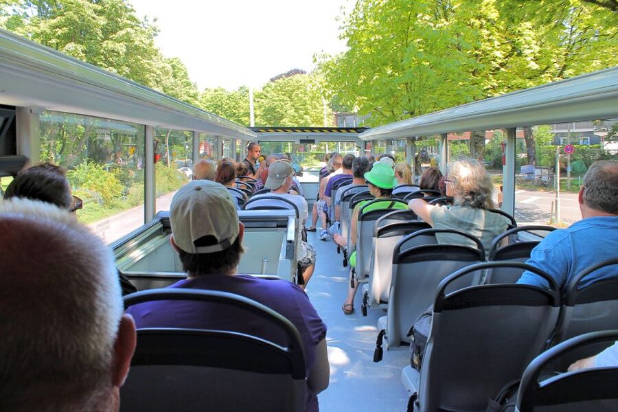 Hamburg: Hop-On Hop-Off Bus Tour Family Ticket - Reeperbahn and St. Michael’s Church