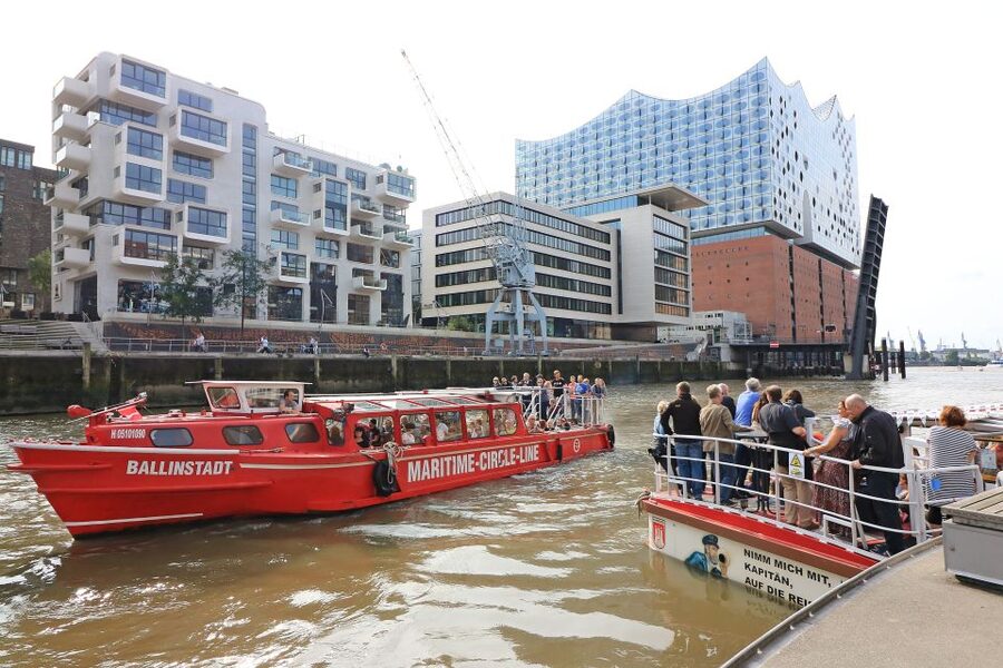 Hamburg: Hop-On Hop-Off Harbor Cruise with Commentary - Landing Bridge 10 is your starting point