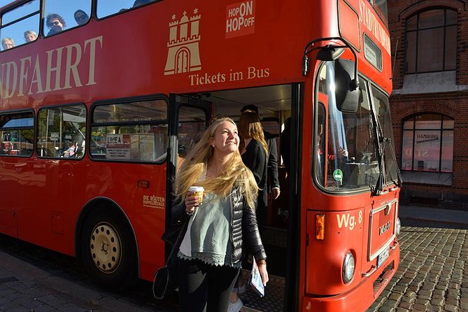 Hamburg Hop-on Hop-off Sightseeing Tour on Red Double Decker Bus - Start at St. Pauli Landungsbrücken or Central Station