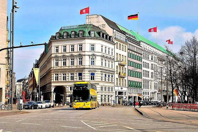 Hamburg: Hop-On Hop-Off Tour - Yellow Double Decker - Davidstraße and the Reeperbahn