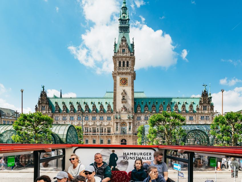Hamburg: Line A Sightseeing Hop-On Hop-Off Bus Tour - Jungfernstieg and the Rathaus