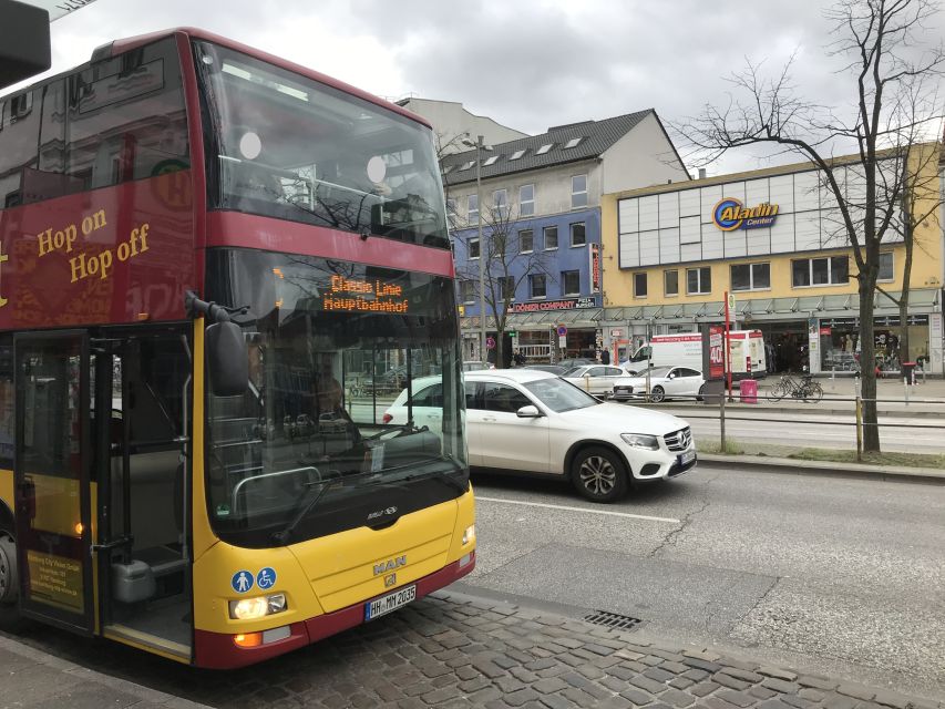 Hamburg: Line C Sightseeing Hop-On Hop-Off Bus Tour - The harbour, St. Pauli Piers, and Hafencity