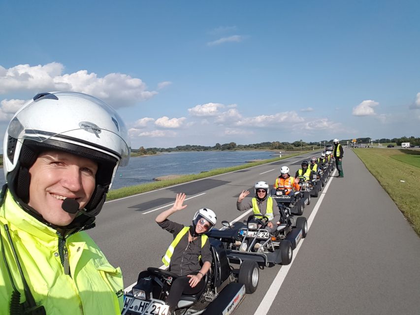 Hamburg: Panoramic Streetkart Tour - Faster roads along the Elbuferstrasse