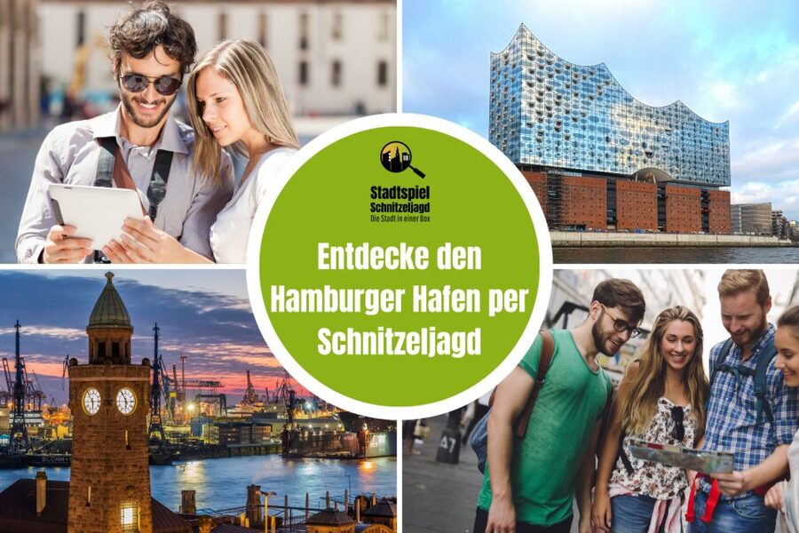 Hamburg: Scavenger Hunt Self-Guided Tour around the port - HafenCity and the Marco-Polo-Tower