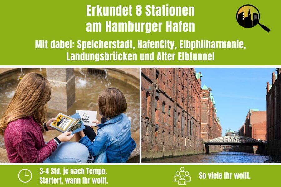 Hamburg: Scavenger Hunt Self-Guided Tour for Children - Finishing at the Landungsbrücken jetties