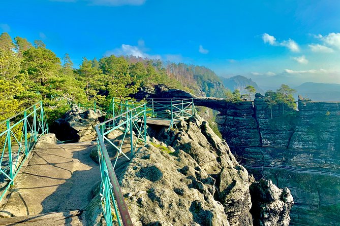 Hassle-free Bohemian & Saxon Switzerland Trip from Dresden - Early views at Bastei Bridge