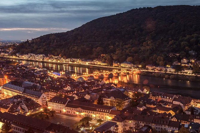 Heidelberg and Rhine Valley Day Trip With Wine Tasting and Dinner from Frankfurt - Old Town, bridge, university, and free time