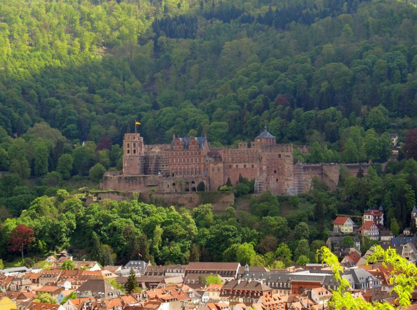 Heidelberg: Old Town Tour Including Castle Visit - Kornmarkt and the Mary column
