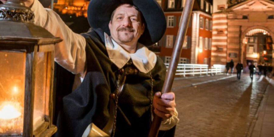 Heidelberg: On the trail of the Night Watchmen - Karl Square and the best castle view