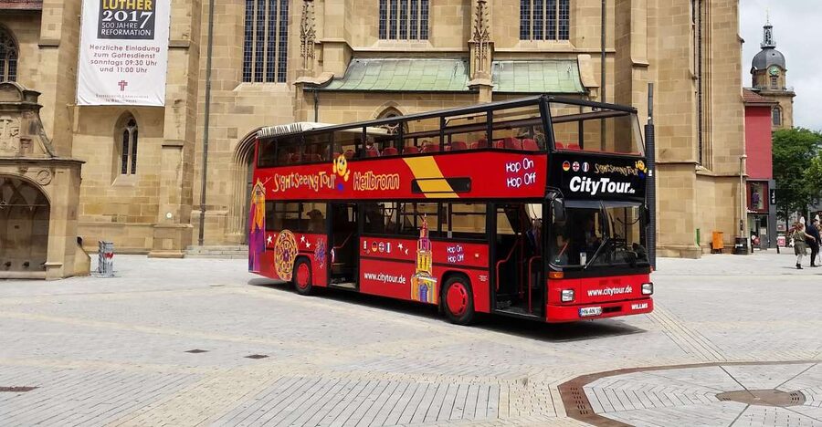 Heilbronn: 24h Hop-on Hop-off City Sightseeing Bus Tour - Stops 2 through 4: city views, Trappensee, and Pfühlpark
