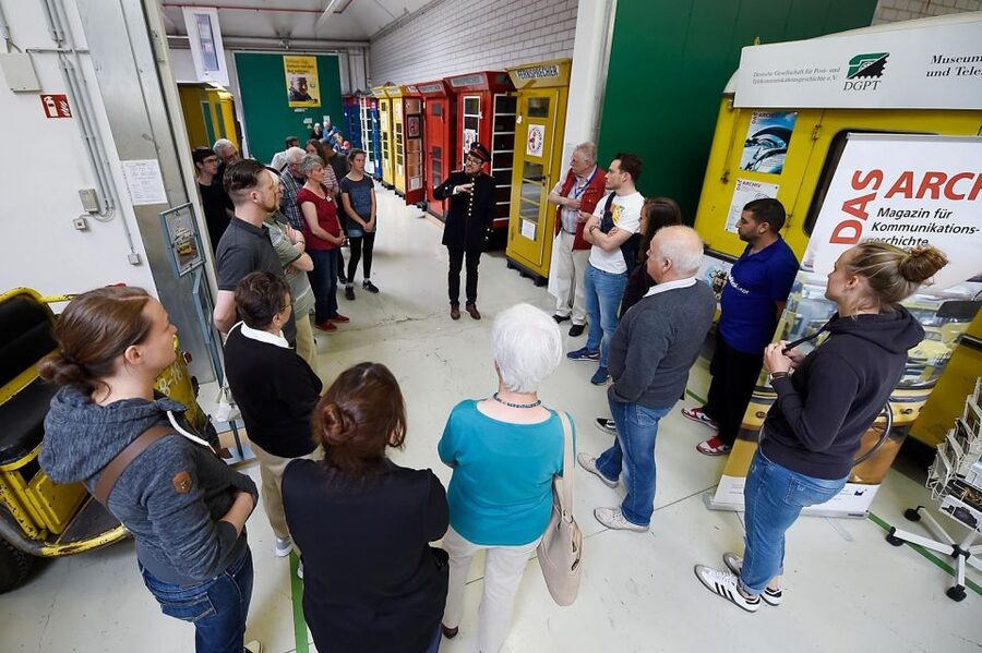 Heusenstamm:tour of the Depot of the museum of communication - Key points at a glance