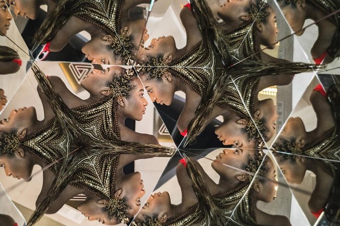 Illuseum Berlin admission ticket - The Ames room, upside-down room, and photo stops