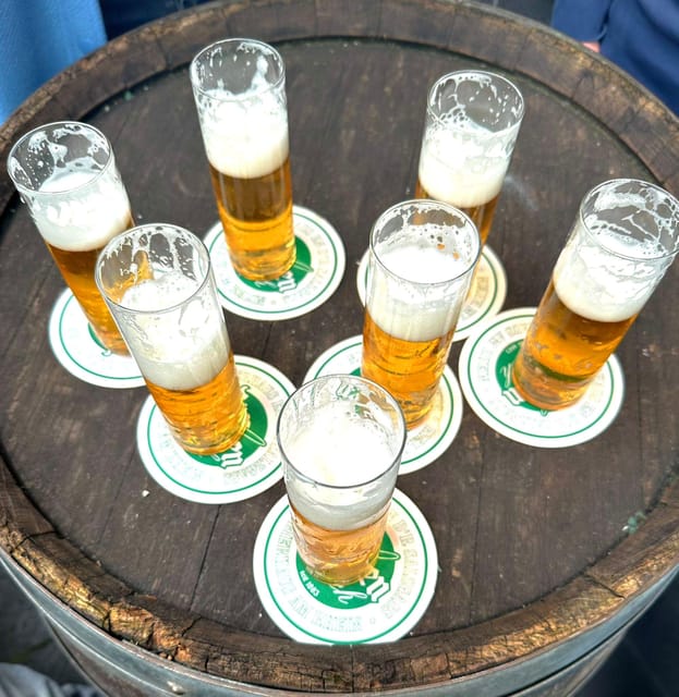 Informative and fun brewery tour in German, public - What the $23 price really covers