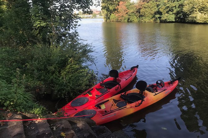 Kayak-Tour in Heidelberg on river Neckar - Starting on Schurmanstraße
