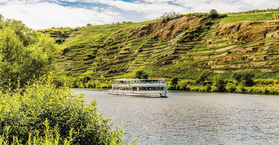 Koblenz: Panoramic Cruise on Moselle River to Winningen - Deutsches Eck, where the Rhine meets the Moselle