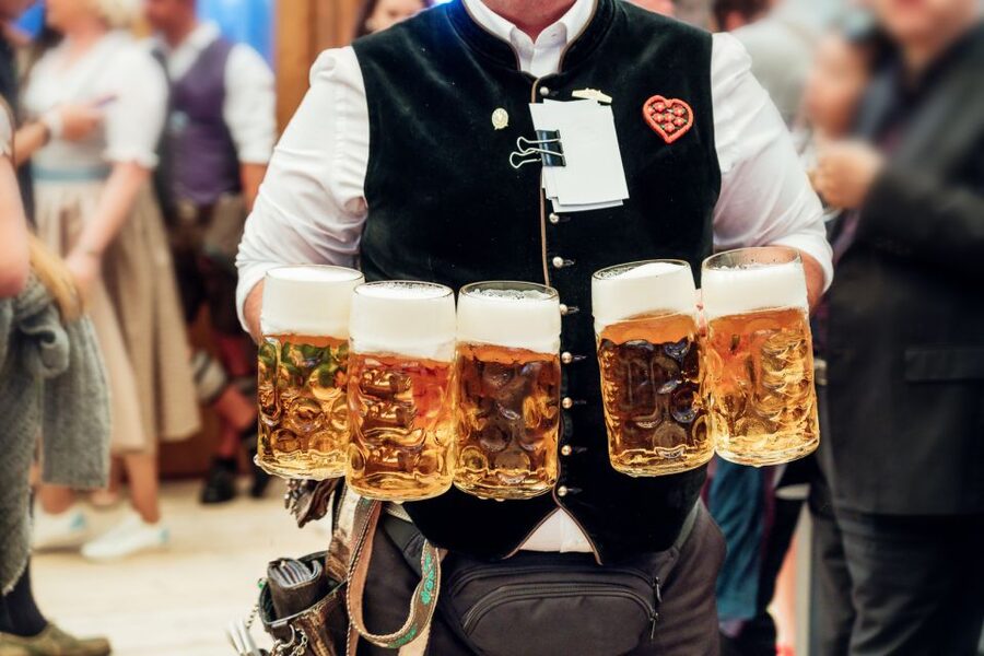 München: Oktoberfest Experience and Lunch in Tent - Two liters of Oktoberfest beer