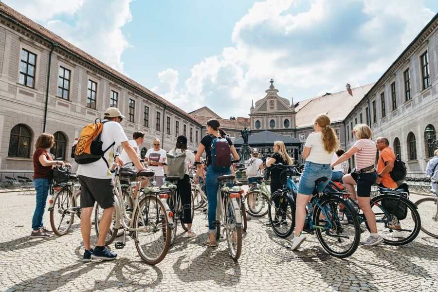 Munich 3-Hour Guided Bike Tour - Marienplatz gives you the essential Munich opening