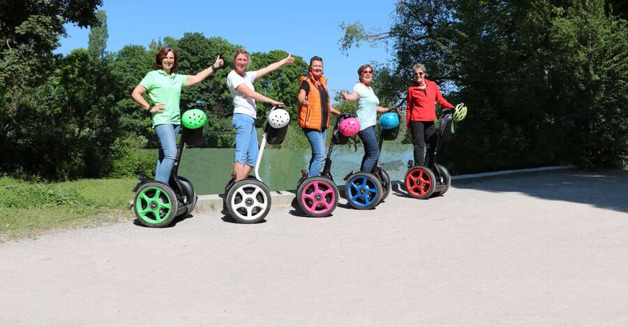 Munich: Beer Stories Guided Segway Tour - The English Garden and the Chinese Tower beer garden