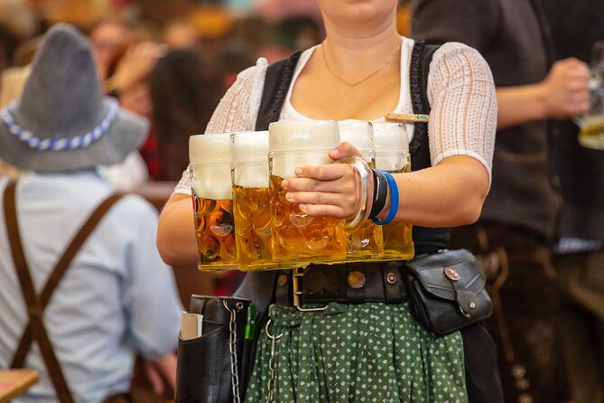 Munich City Walk and Oktoberfest Tour With Beer Tent Reservation - Moving from the old town to Theresienwiese
