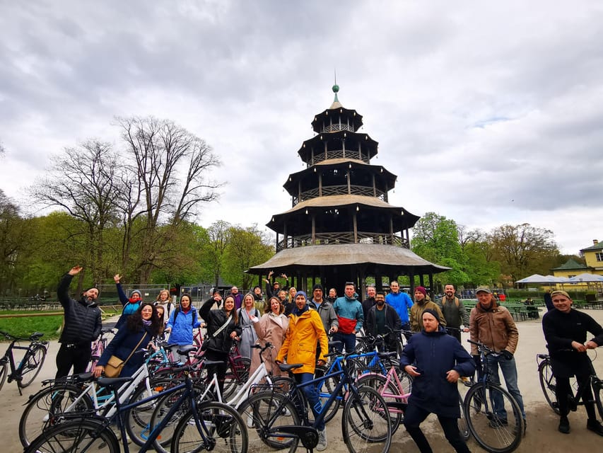 Munich: Mini Classic Bike Tour with Beer Garden Stop at 4 PM - Chinese Tower beer garden means food at your own cost