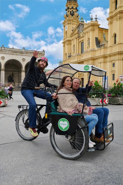 Munich: Old Town and English Garden Rickshaw Tour - Old Town sights without the long walk