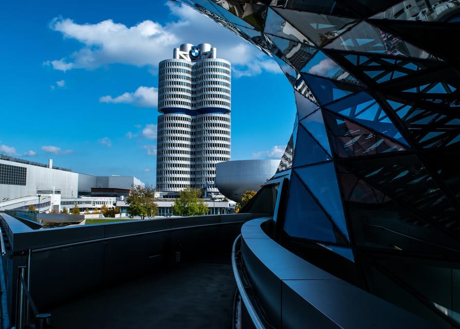 Munich Private Walking Tour with the BMW Museum and BMW Welt - Marienplatz, Mary’s Column, and the town halls