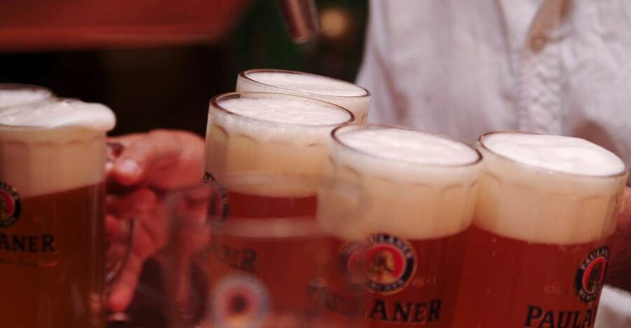 Munich's Beer Halls and Breweries: 3-Hour Guided Tour - Walking through traditional beer halls