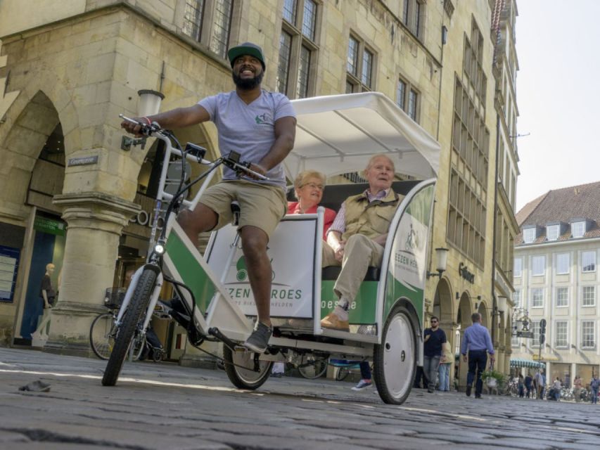 Münster: Private Guided Rickshaw City Tour - The Zwinger and the memory of Münster’s defenses
