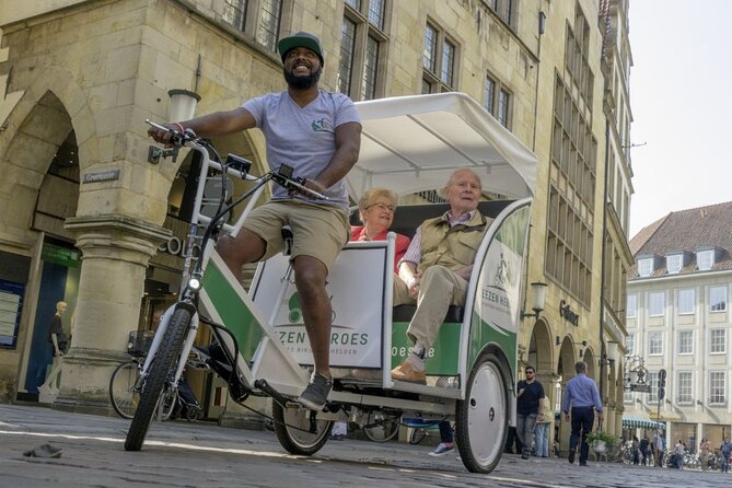 Münster Unpacked Tour : Rickshaw City Tour with Guide - A literary stop at Antiquariat Michael Solder