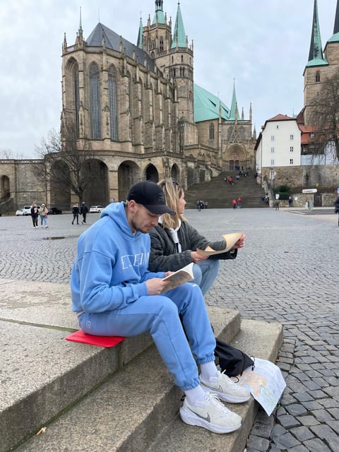 Mystery Backpack 2p: explore the city with an Erfurt novel - Reading at the places where the stories happened