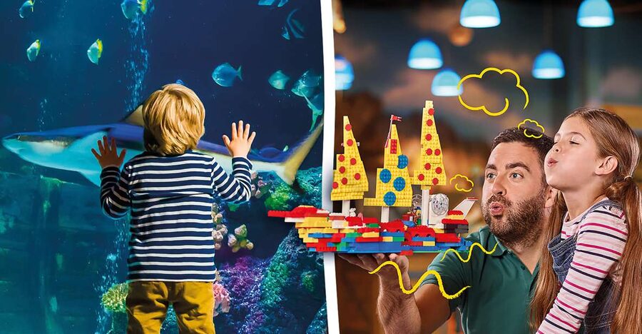 Oberhausen: LEGOLAND Discovery Centre and SEA LIFE Ticket - Two indoor attractions, five minutes apart