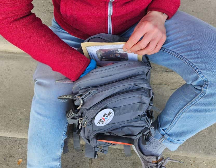 Outdoor Escape Game with puzzle backpack Bamberg: The Secret of the Horseman - Who should play, and who may want something else