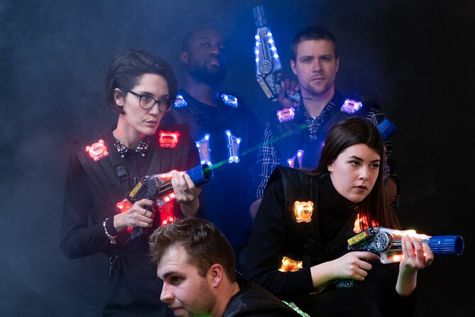 Premium Zone Lasertag in Berlin - Inside the large laser-tag arena
