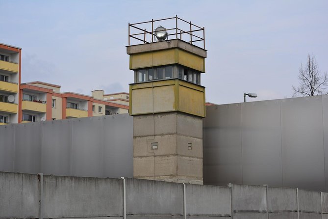 PRIVATE BEHIND THE BERLIN WALL and COLD WAR BERLIN TOUR - A rare watchtower near the old border