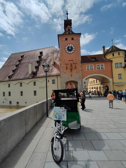 Regensburg citytour rickshaw-pedicab - Starting Near Marc-Aurel-Ufer or the Stone Bridge