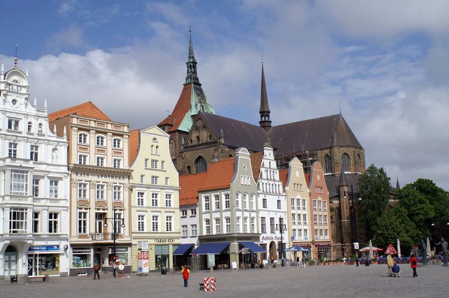 Rostock: City Walking Tour - Starting under the griffin at Rostock’s Rathaus