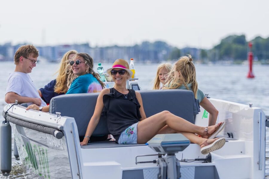 Rostock: Electric Boat Rental on the Warnow River - The One-Hour Route: Rostock from the River