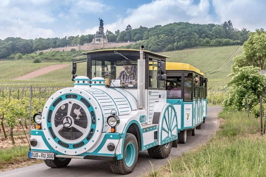 Rüdesheim sightseeing tour with the Winzerexpress - Starting above Drosselgasse