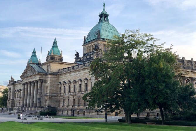 Segway city tour in Leipzig - Through the sports forum and past Red Bull Arena
