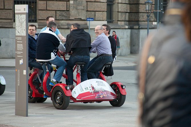 Sightseeing tour by ConferenceBike - Residenzschloss, Fürstenzug, and royal Dresden